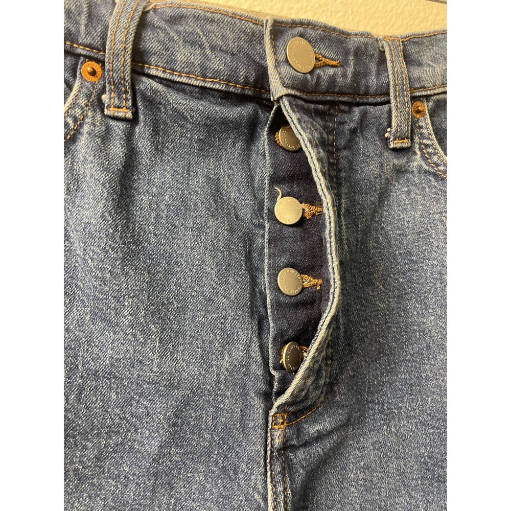 Universal Thread Highest Straight Jeans Medium Wash Button Fly Size 12 Womens - Picture 9 of 15